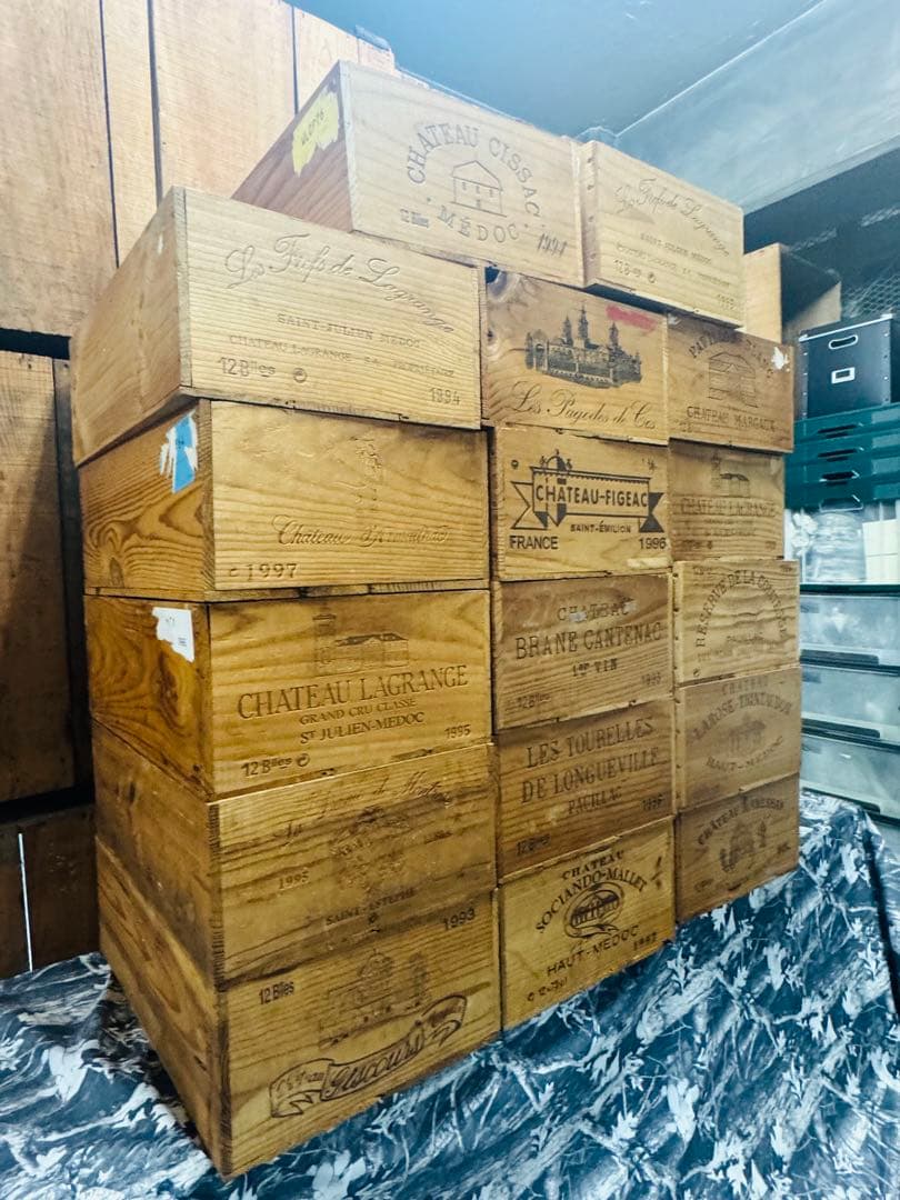 9/23限定値引‼️ワイン 木箱 ヴィンテージ アンテーク 19箱 1990年代