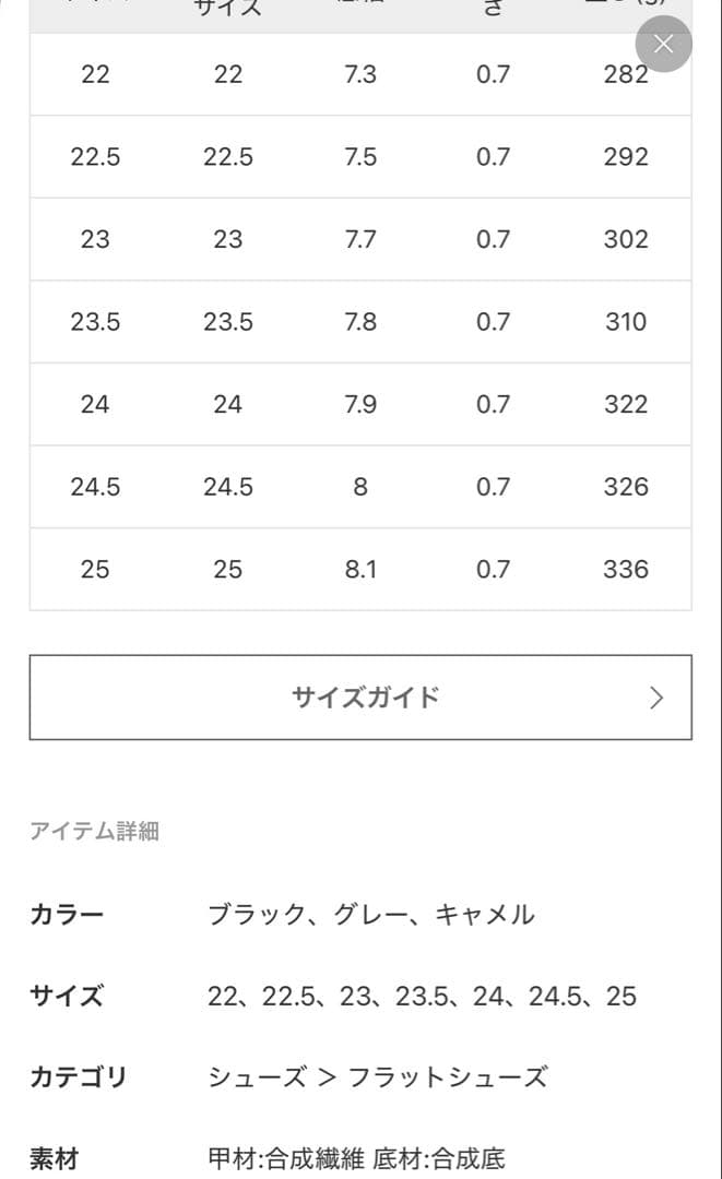 LE TALON GRISEサテンリボンバレリーナ ブラック 24cm 美品