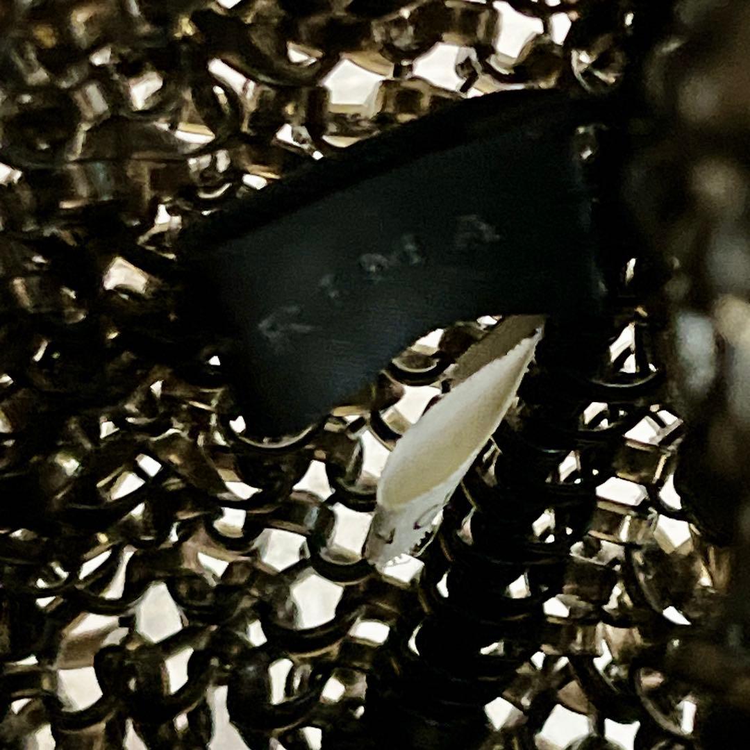 アンテプリマ ワイヤーバッグ ハンドバッグ フラワーチャーム ラインストーン