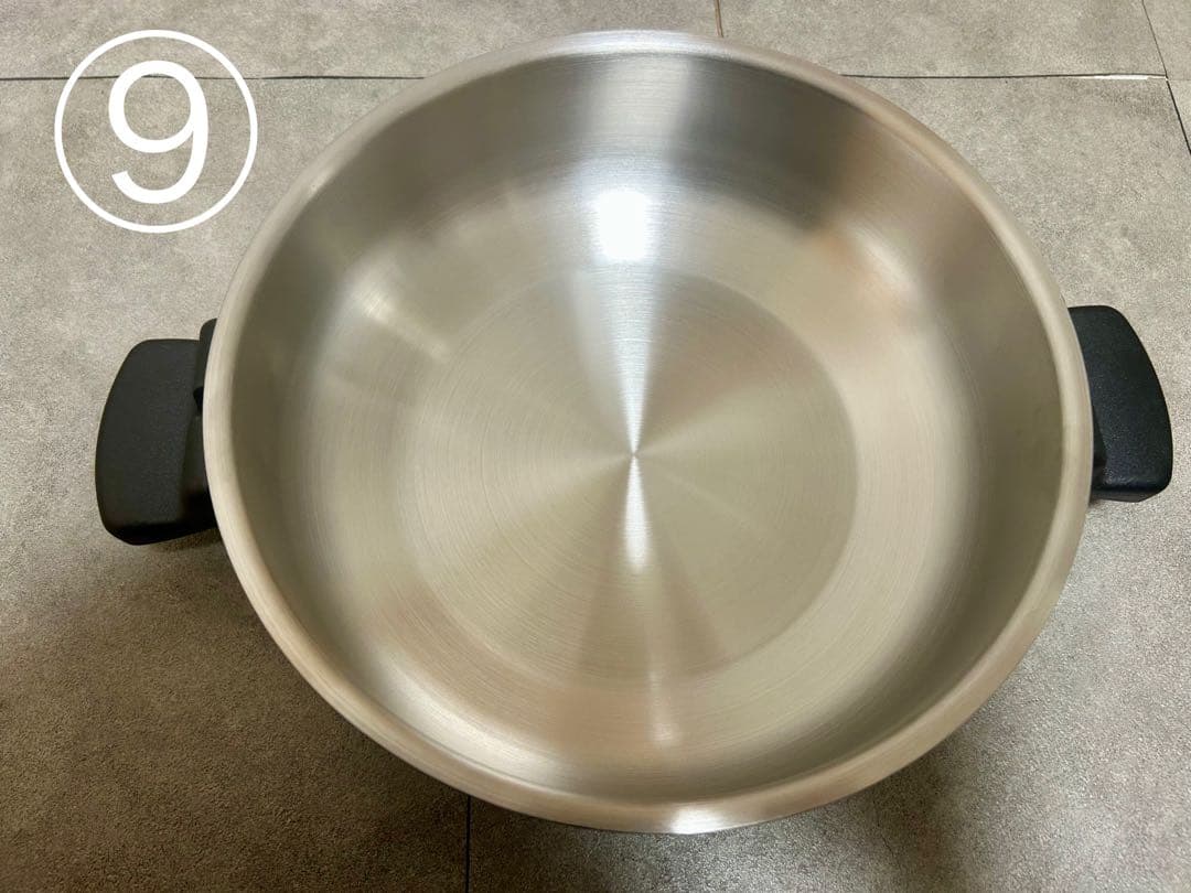 【ほぼ未使用】Amway クィーンクック 鍋セット ステンレス IH対応