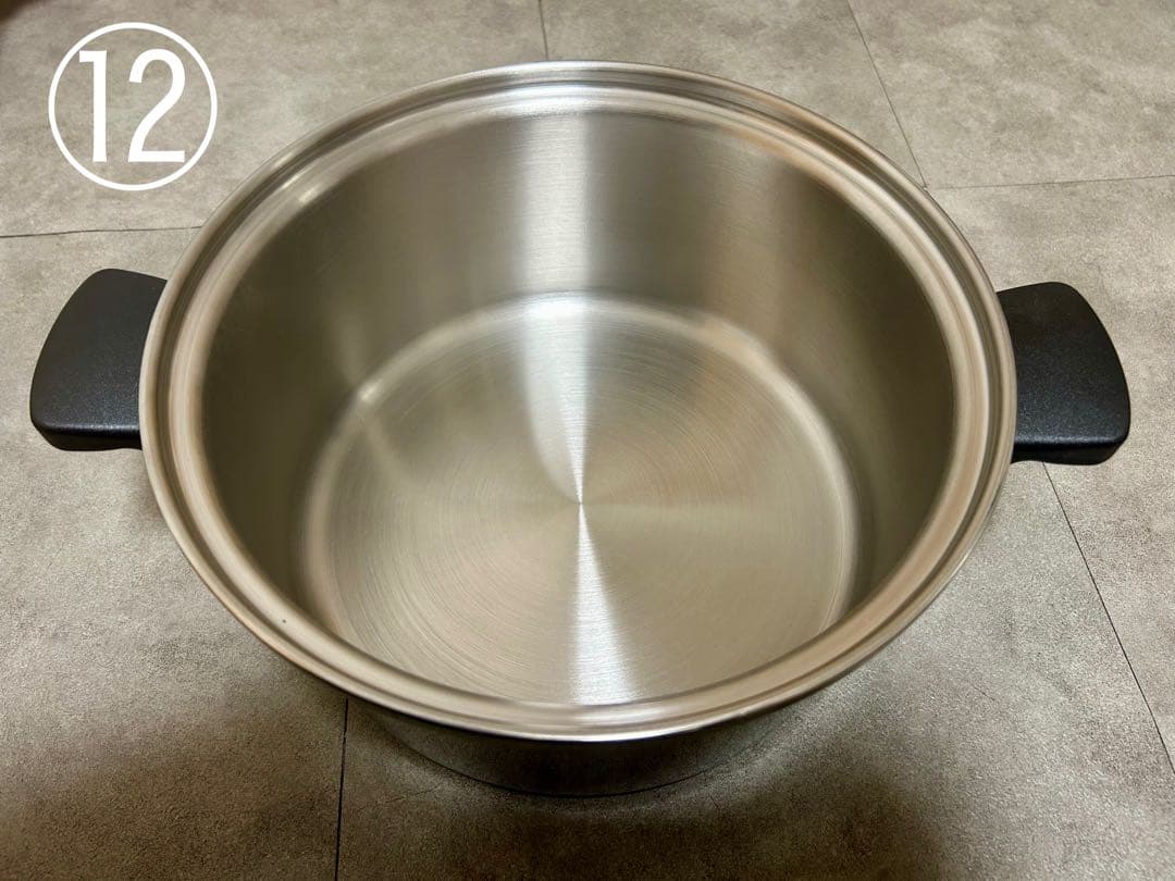 【ほぼ未使用】Amway クィーンクック 鍋セット ステンレス IH対応