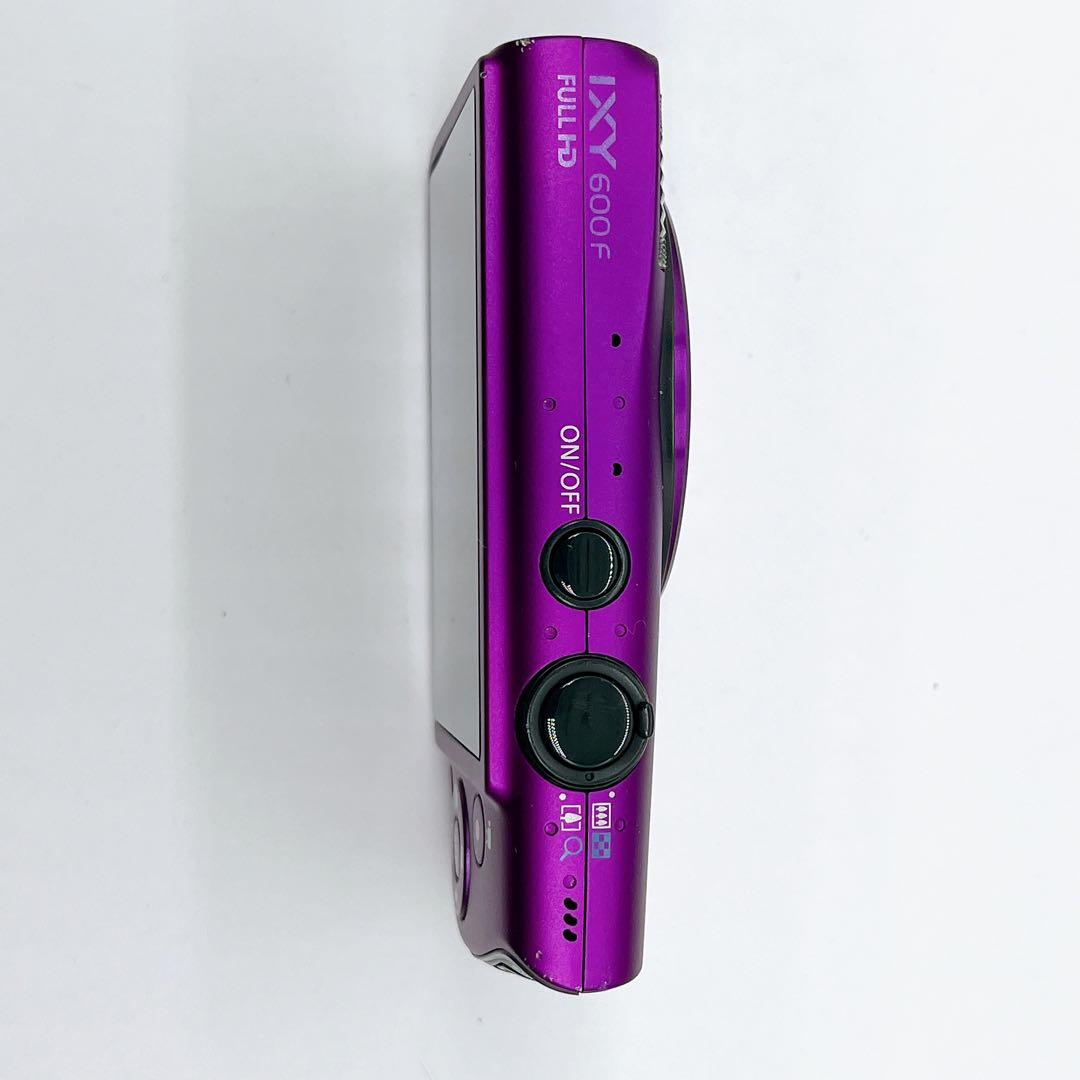 【美品】Canon IXY 600F パープル 専用ケース オールド コンデジ