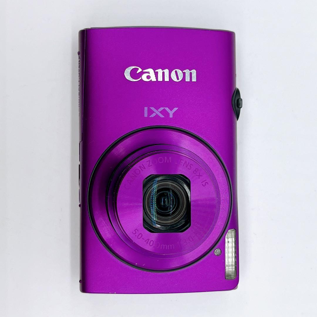 【美品】Canon IXY 600F パープル 専用ケース オールド コンデジ