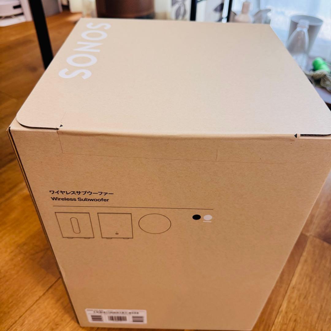 【新品未開封】SONOS Sub Mini ワイヤレスサブウーファー ホワイト