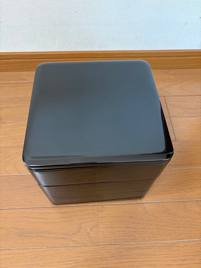 美品　本漆　3段重箱