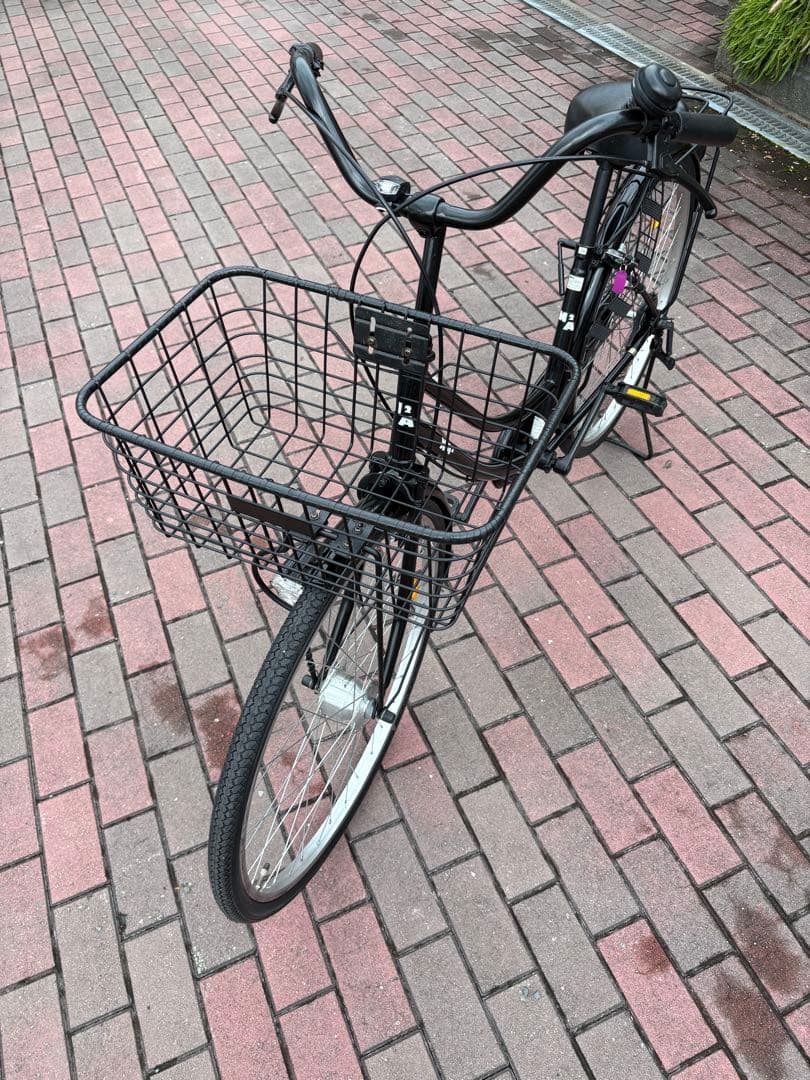 大型前籠付き、黒シティーサイクル(26㌅)関西圏なら？個人配達致します。(実費)