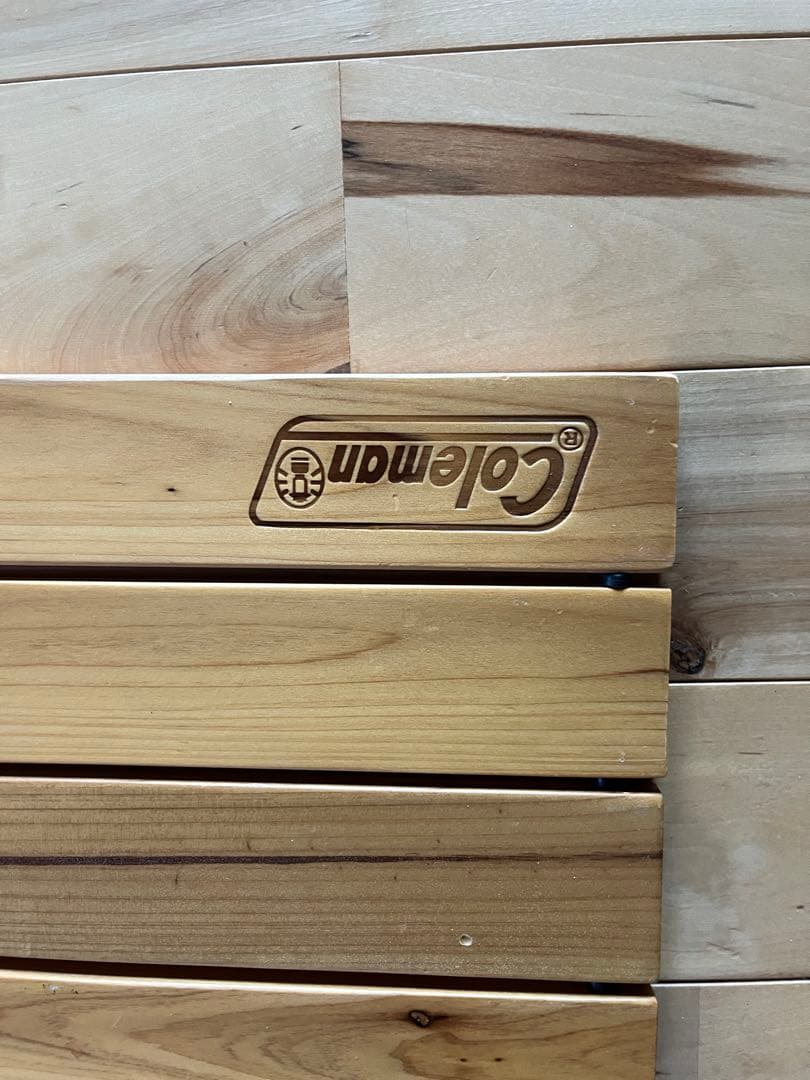 Coleman ナチュラルウッドロールテーブル110