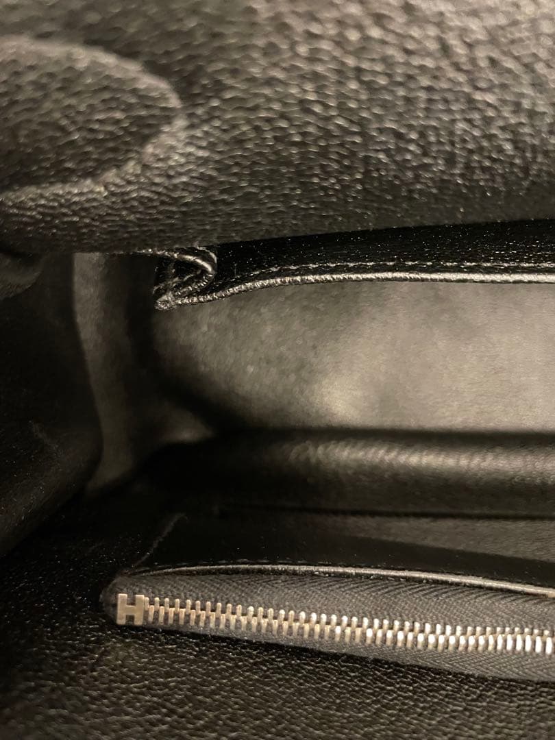 HERMES エルメス□O刻印 ジプシエール37 ショルダーバッグ　ブラック