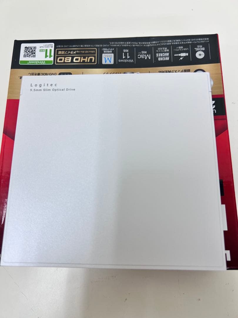 #DVD201ロジテック 外付けブルーレイドライブ LBD-PWC6U3CVWH