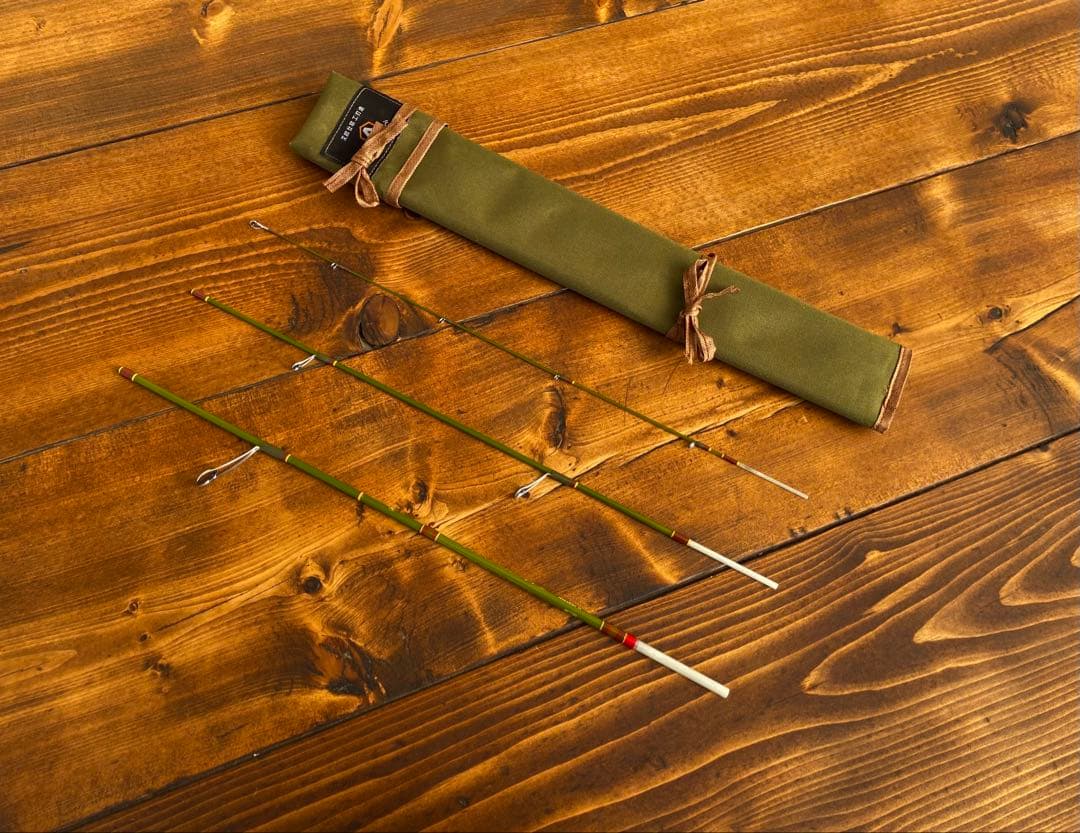 トラウトロッド　スピニング　パックロッド　ブランクス　グラスロッド　渓流釣り