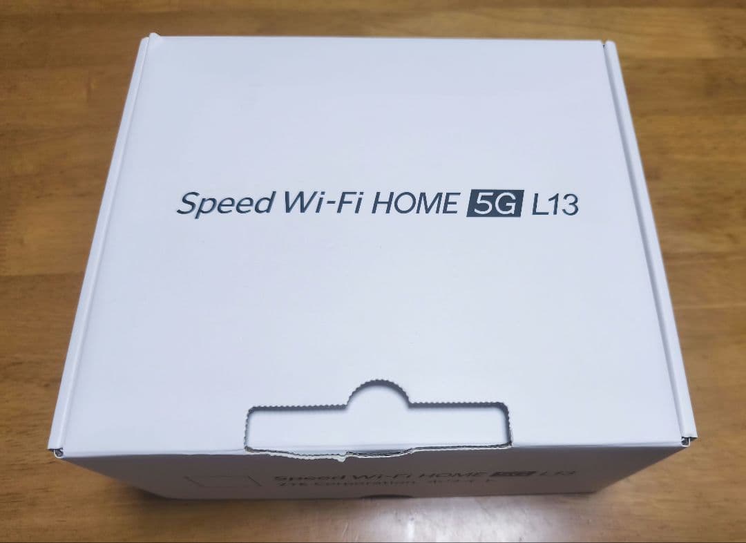 【美品】Speed Wi-Fi  5G L13 ZTE ホワイト