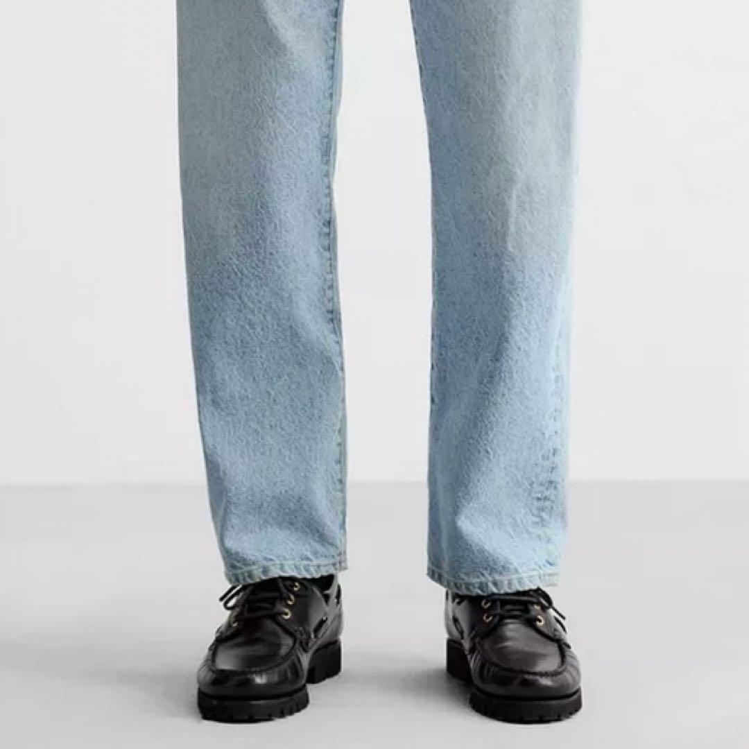 ZARA ザラ レザー デッキシューズ LIMITED EDITION