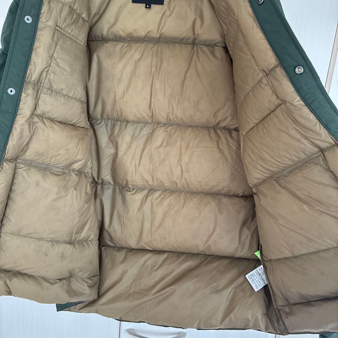 【美品】ノースフェイス スタッフドシャツ ダウンジャケット L ‘25秋冬モデル