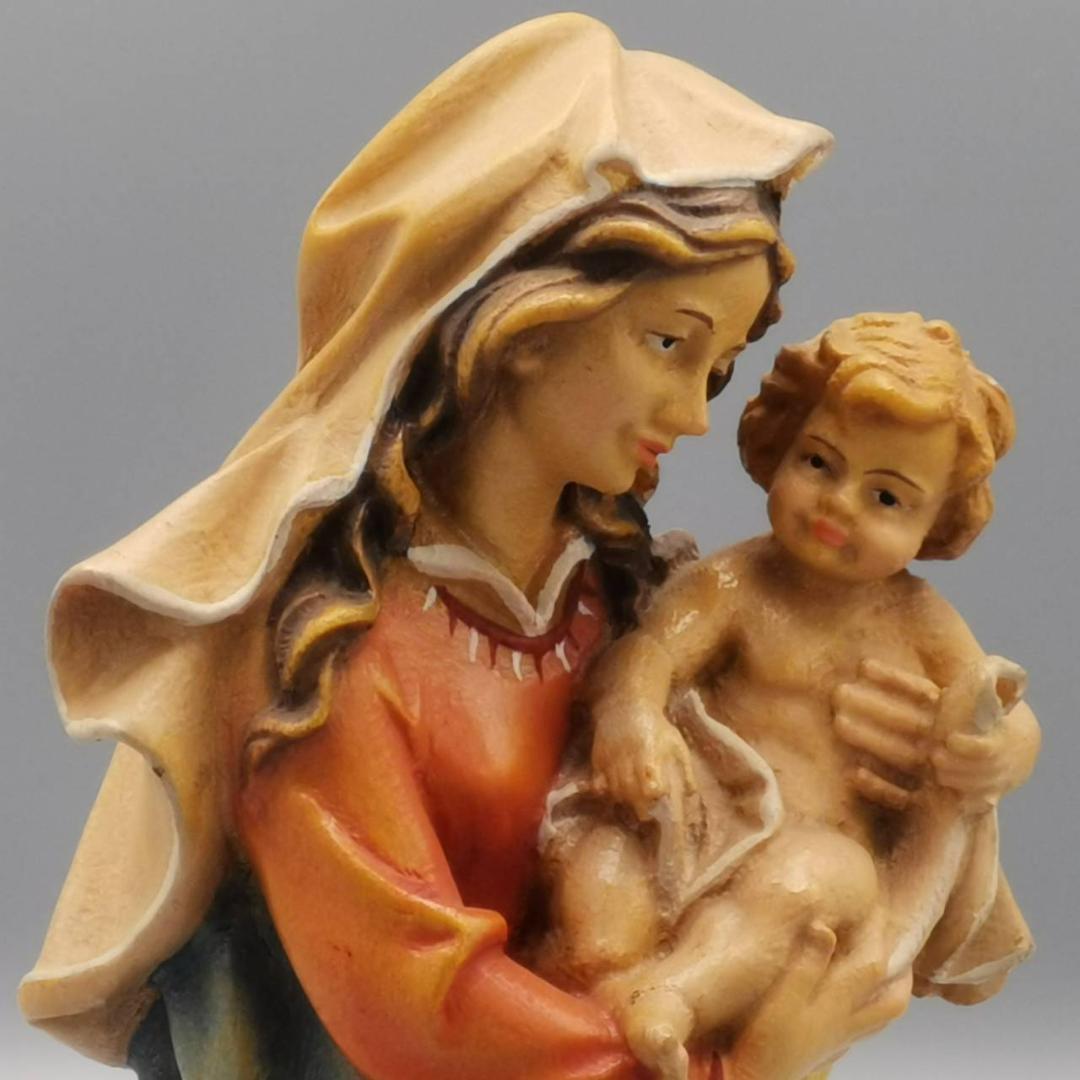 ドイツ製　木彫りアンティーク　聖母マリア像/Madonna and Child