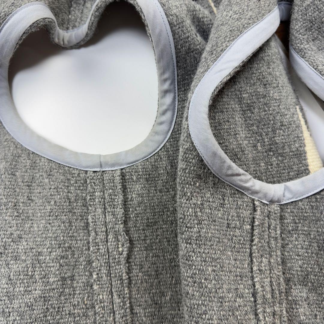 希少 CENTINELA センチネラ チマヨ ベスト グレー　36 Mサイズ