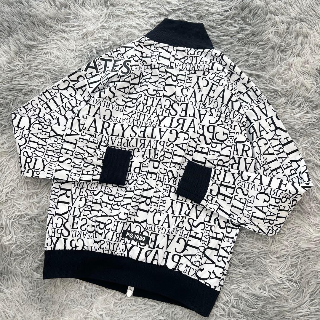 新品　パーリーゲイツ　ジャケット　ブルゾン　メゾンロゴ　ホワイト　サイズ0