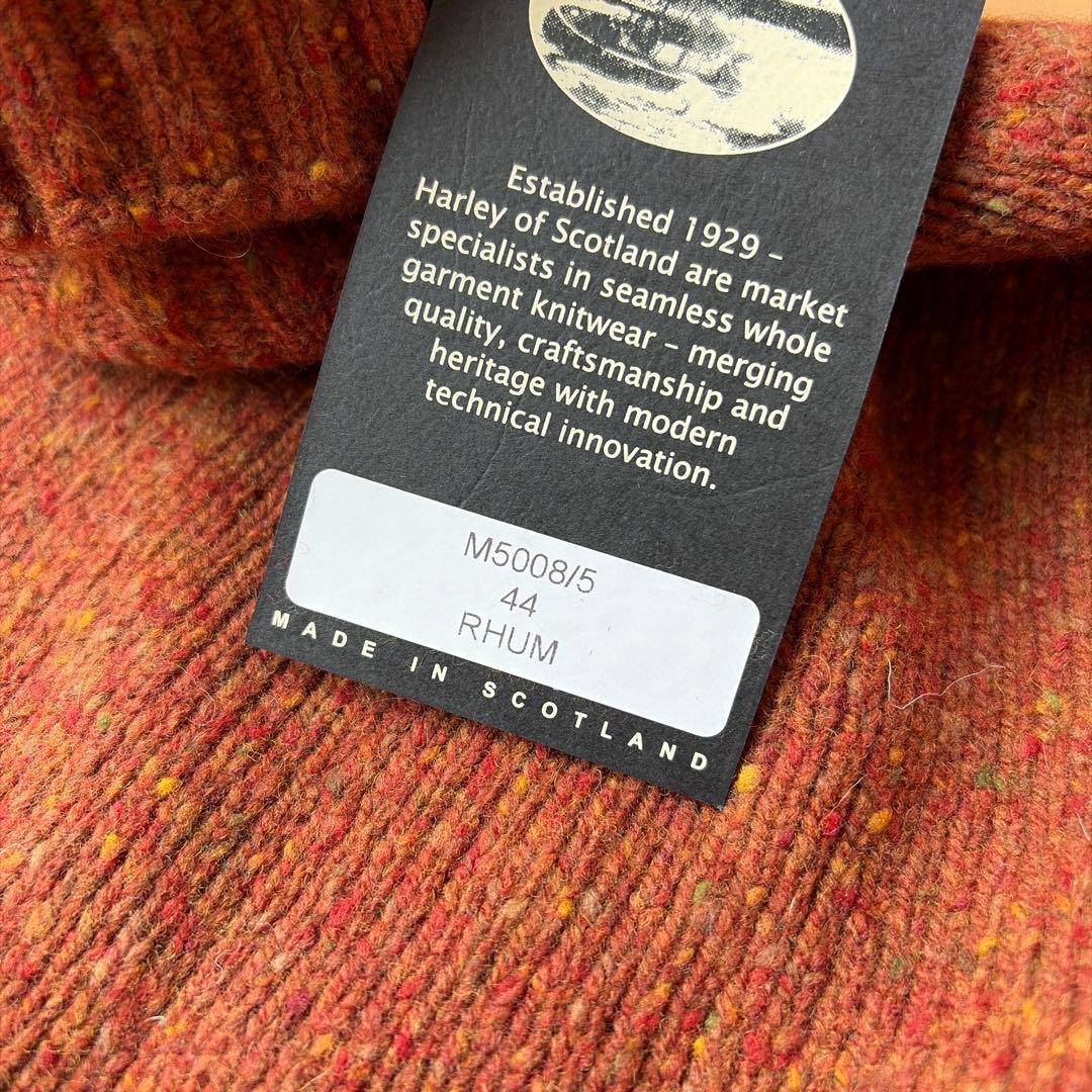 【新品】タートルネック セーター ハーレーオブスコットランド カラーネップ