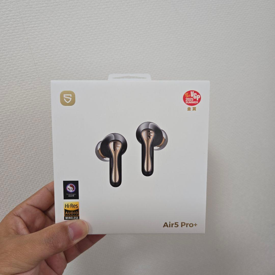 Air5 Pro+ ワイヤレスイヤホン ブラック/ゴールド