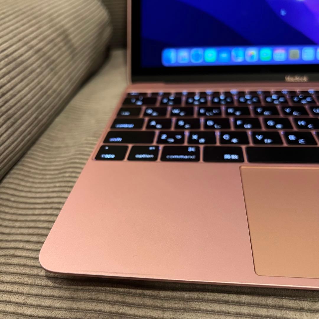 MacBook 2016モデル 512GB ローズゴールド/付属品4点あり