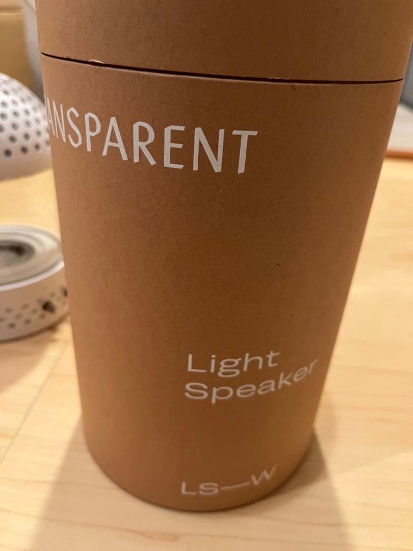 TRANSPARENT ブルートゥーススピーカー