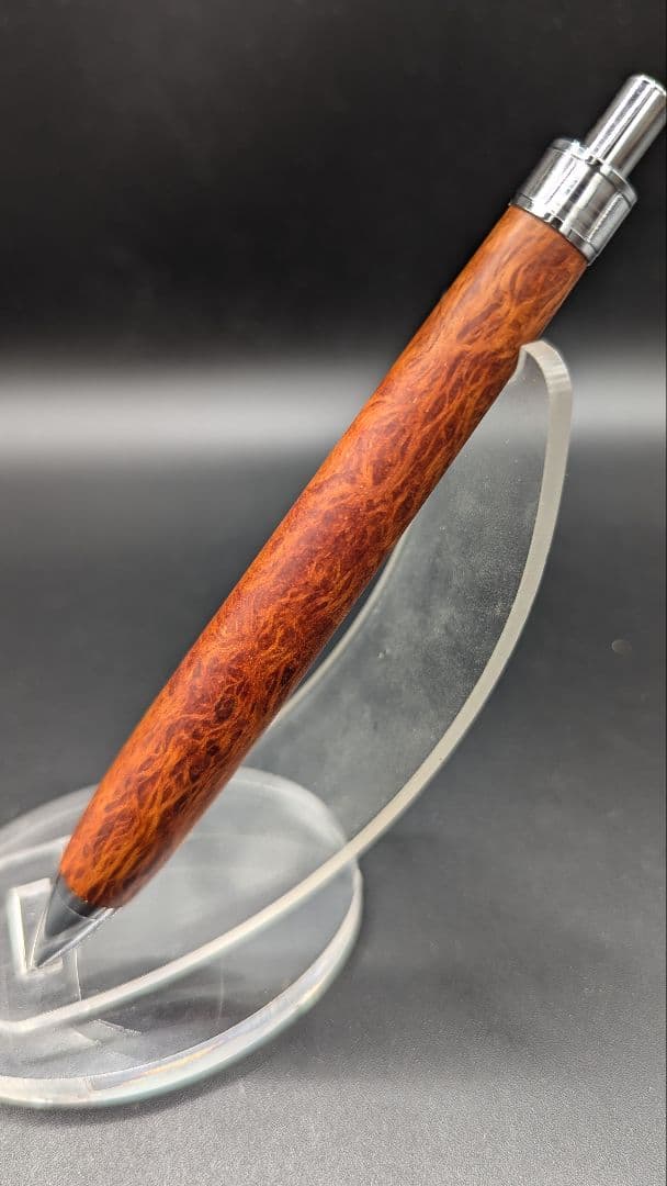 447ペン工房翌檜　極上　レースシーオーク　木軸シャーペン　ボールペン