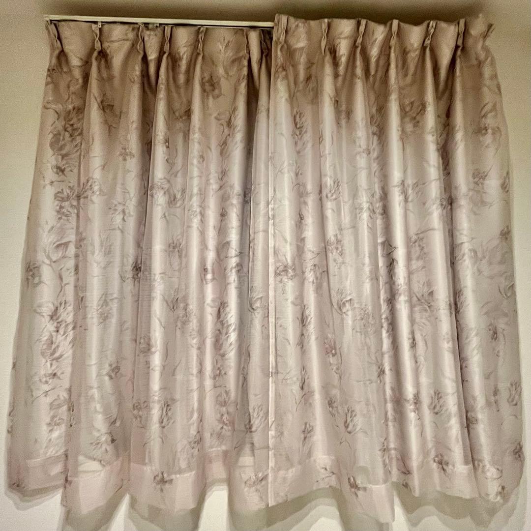 francfranc カーテン　1350×1000 2枚セット