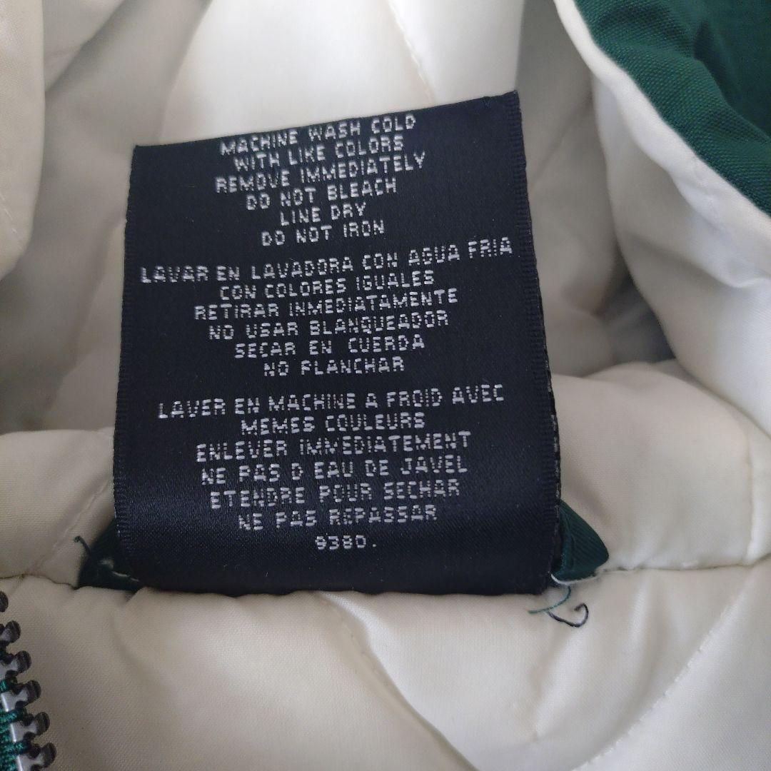 古着　レア 90s アディダス 刺繍ロゴ スリーライン 中綿 ヴィンテージ