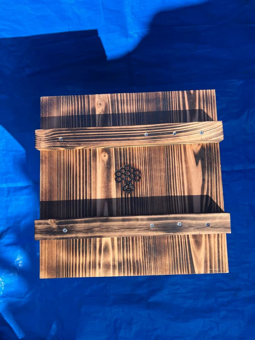 ニホンミツバチ　営巣用巣箱5段　板厚3cm　重箱式巣箱