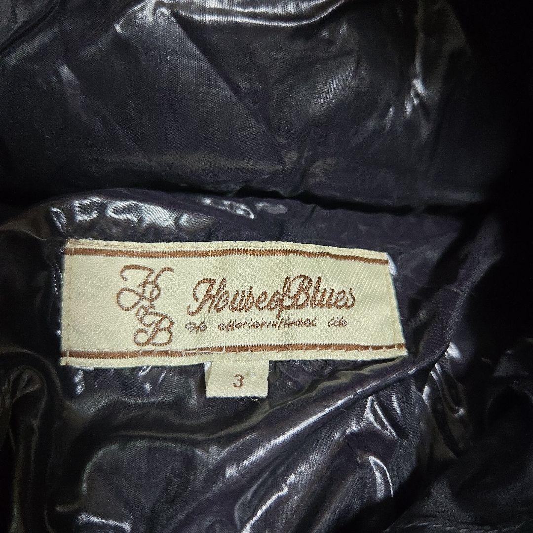 00s ハウス オブ ブルース リアルファー y2k ダウンジャケット 光沢