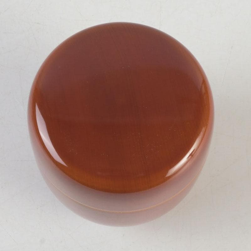 茶道具　飛騨春慶塗　中棗　箱付　V　9687