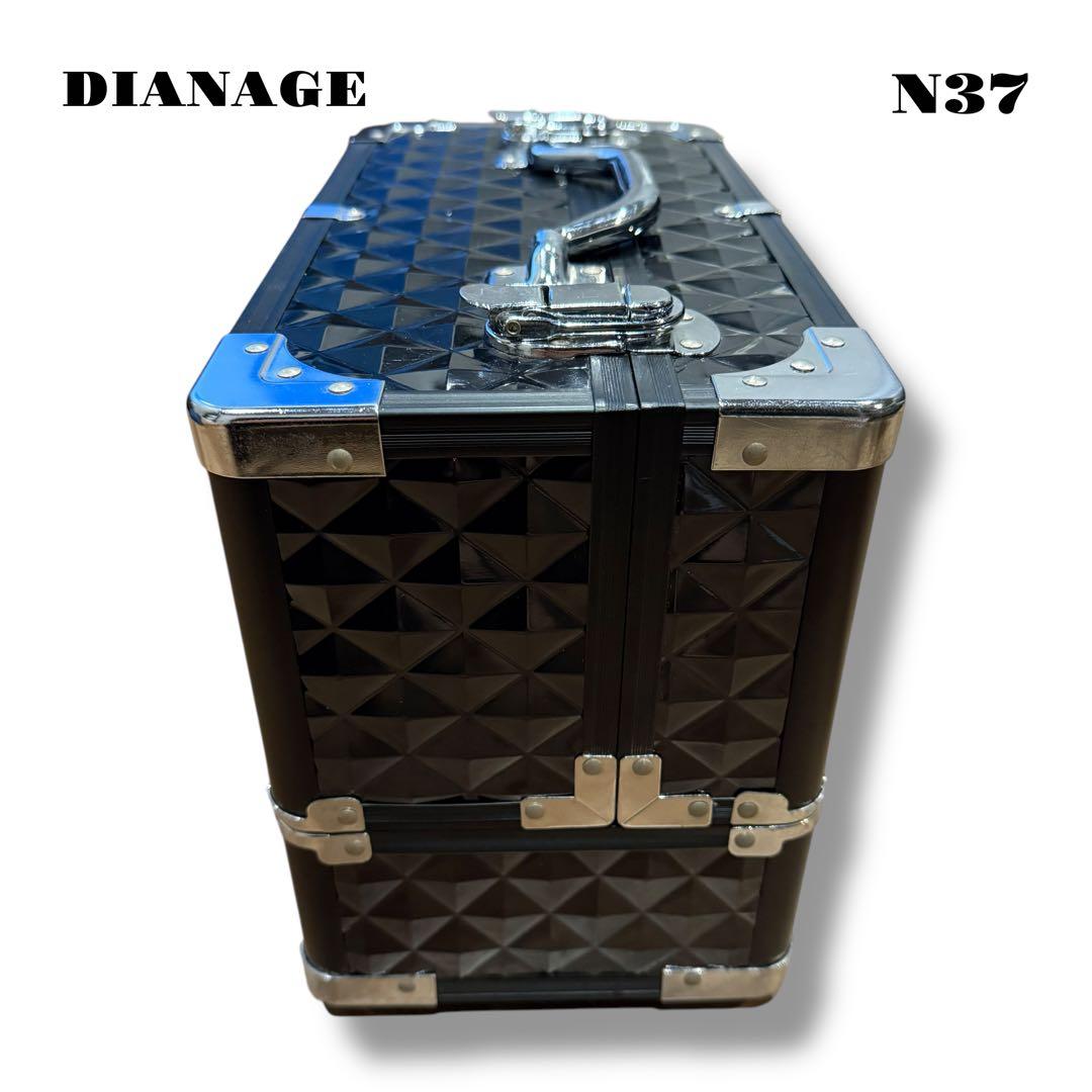 希少品！ DIANAGE ケース ボックス メイク 化粧品 BLACK ブラック