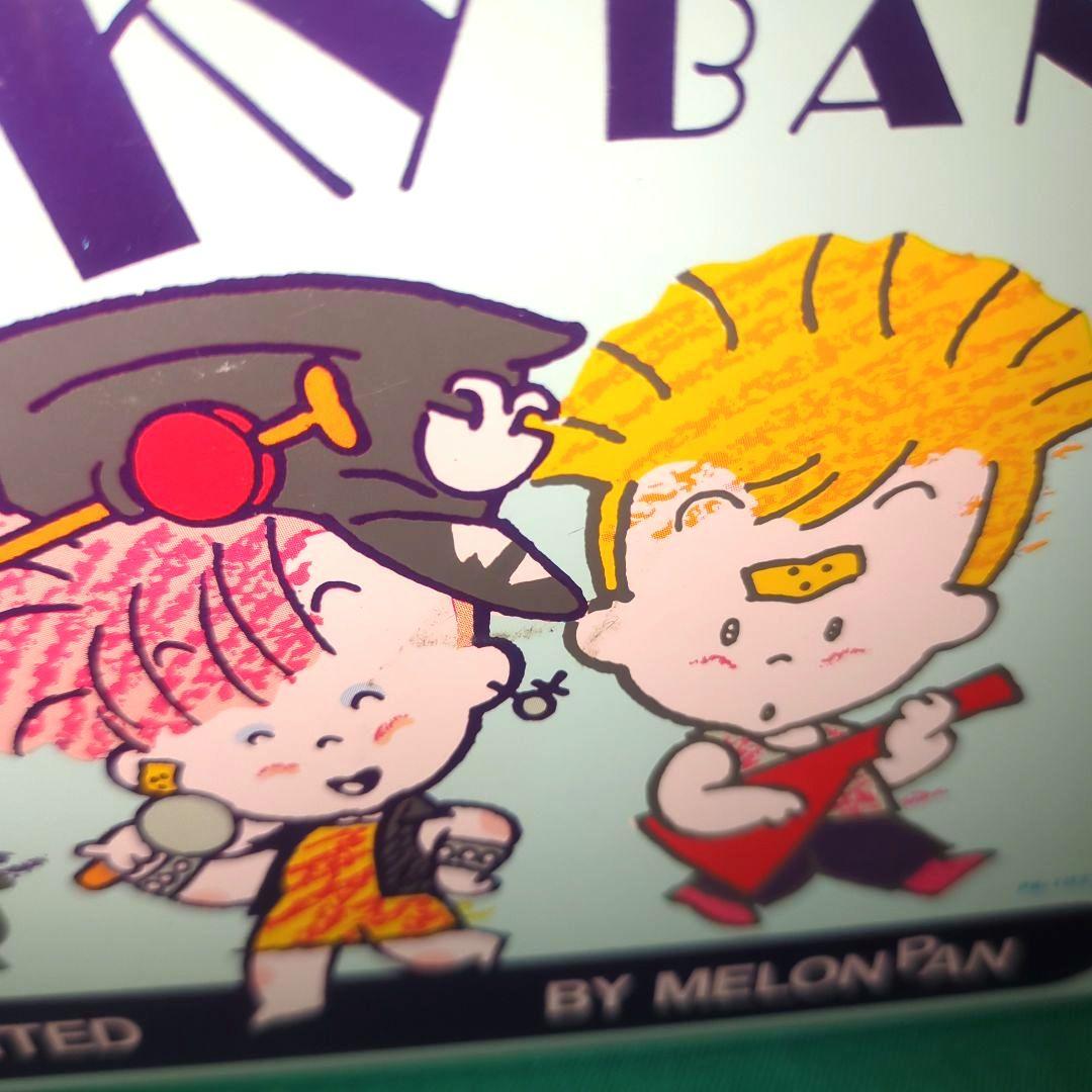 昭和レトロ　珍品水色　1980年代　可愛いファンシー缶 PANKY BAND