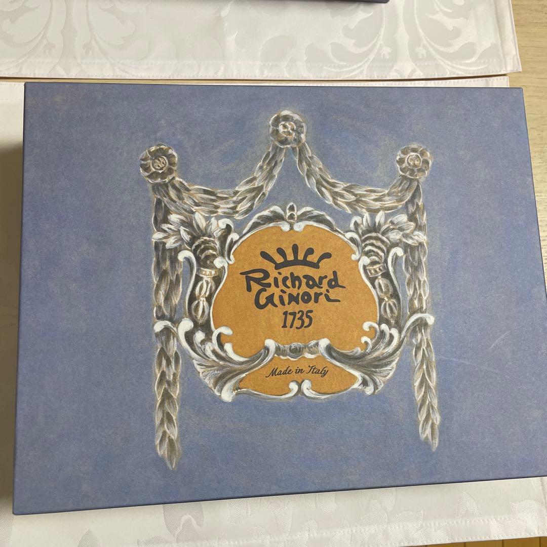 リチャードジノリベッキオホワイト長方形皿 4枚セット