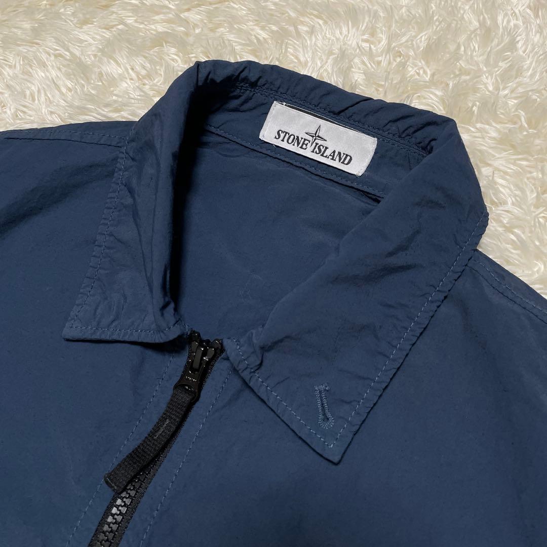 STONE  ナイロン オーバーシャツジャケット NAVY Mサイズ
