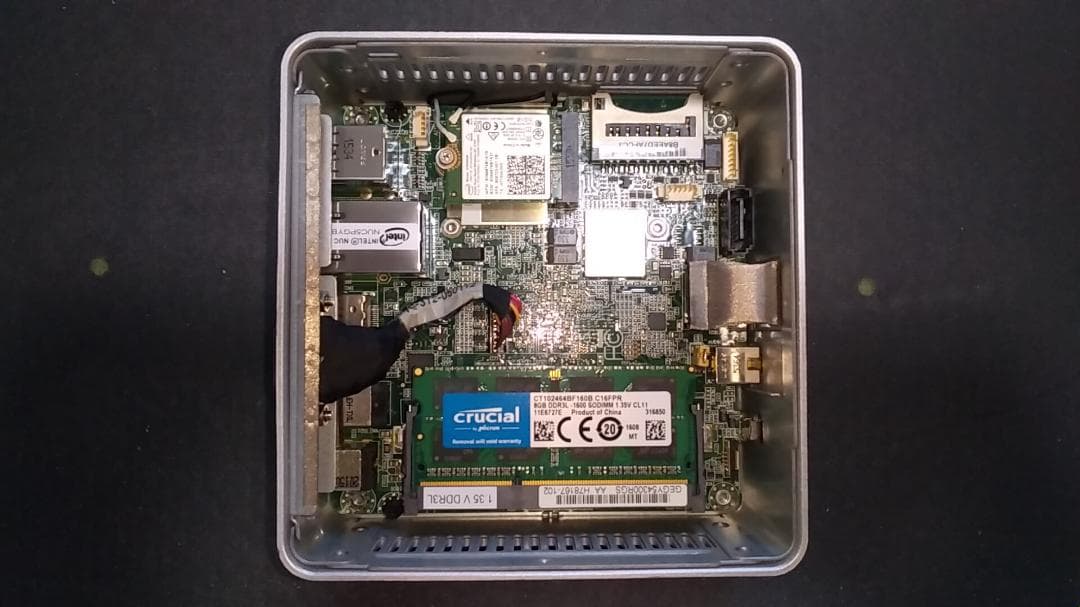 【値下げ】Intel NUC NUC5PGYH メモリ交換＋貴重MLC SSD