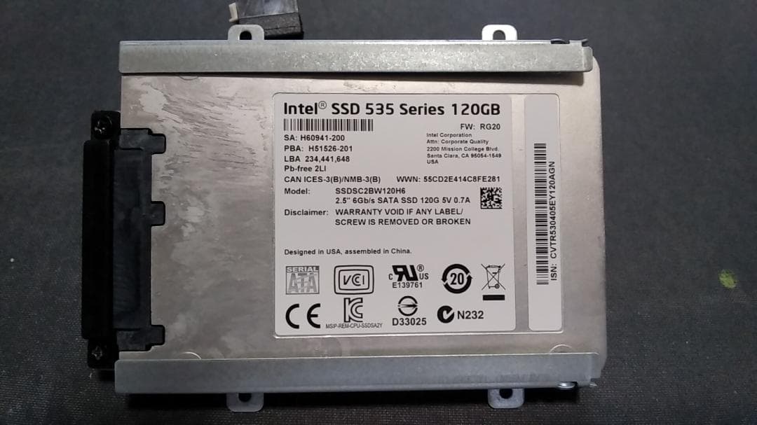 【値下げ】Intel NUC NUC5PGYH メモリ交換＋貴重MLC SSD