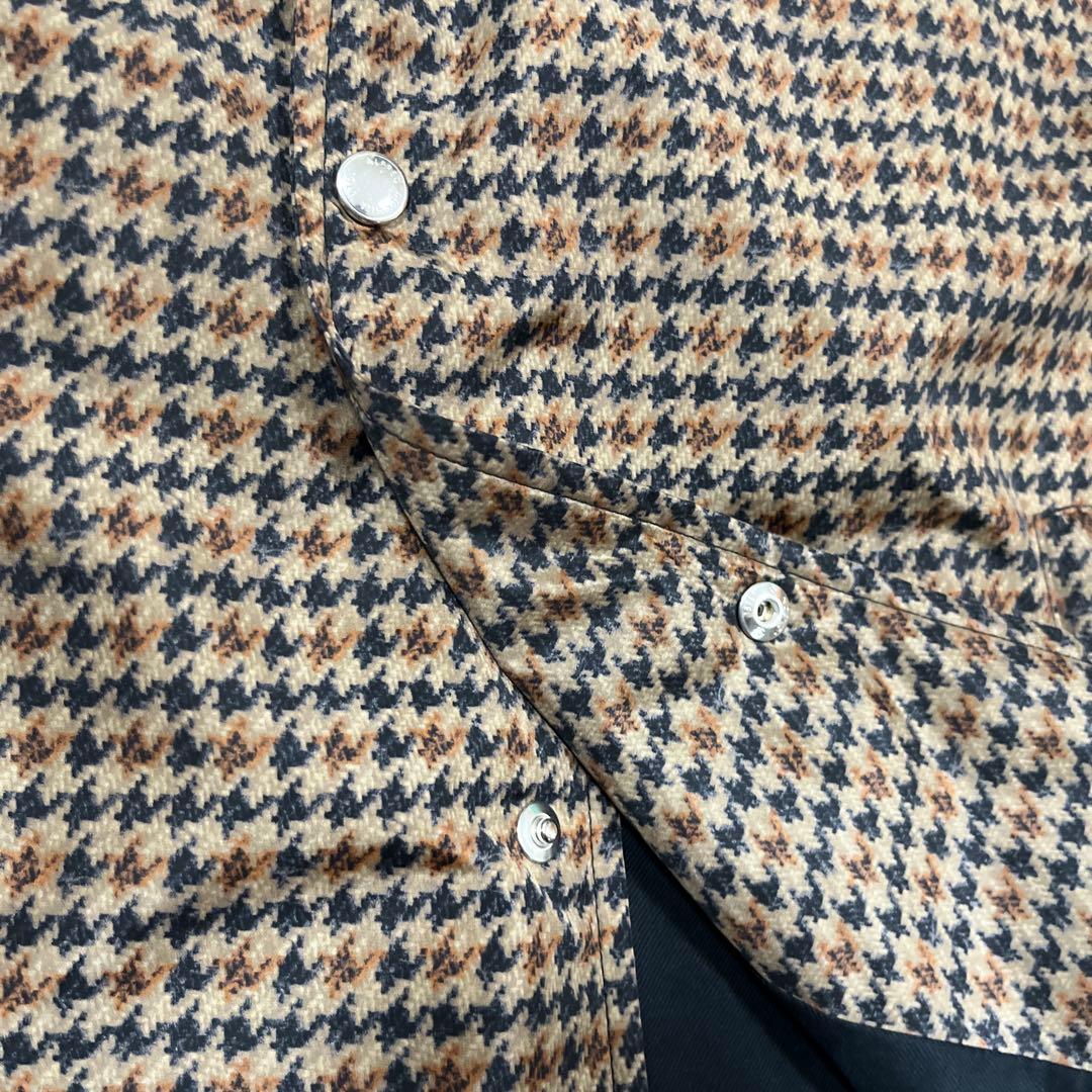 【最終値下げ】dunhill メンズ　ナイロンジャケット　S 千鳥格子柄