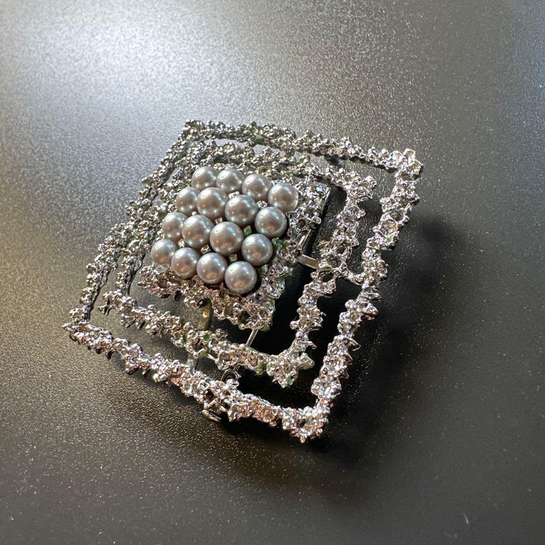 【vintage】TASAKI PEARL 田崎　パール　ブローチ　2way