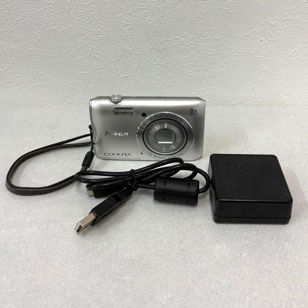【美品稼動品】Nikon coolpix A300 ニコン　コンデジ　シルバー