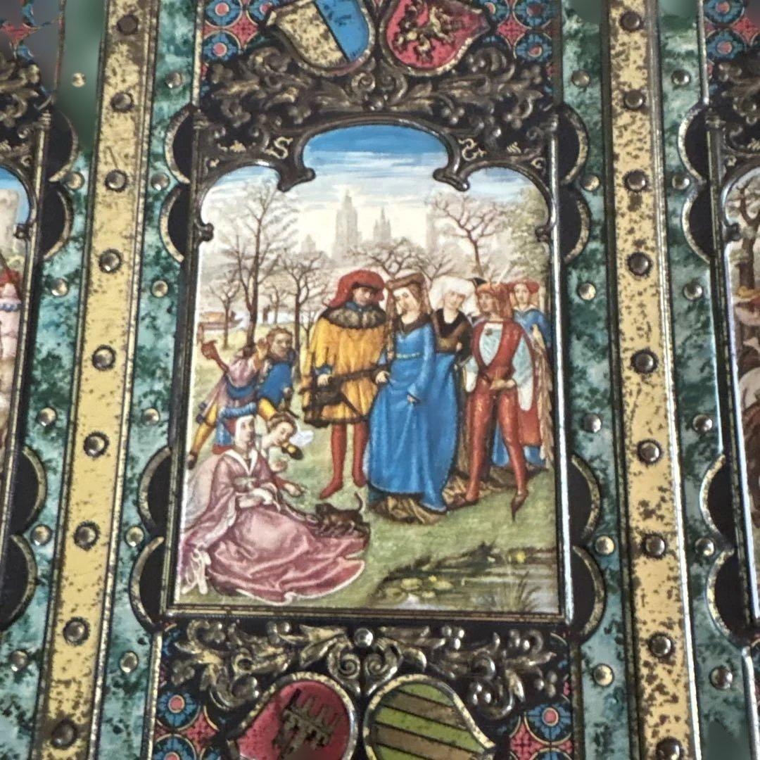 ヴィンテージ　大きなブリキ缶ボックス　素敵