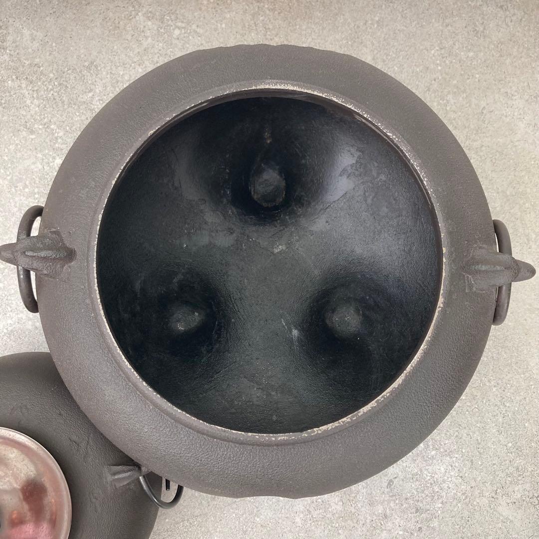 茶道具 茶釜 風炉釜 炭型電熱器 セット