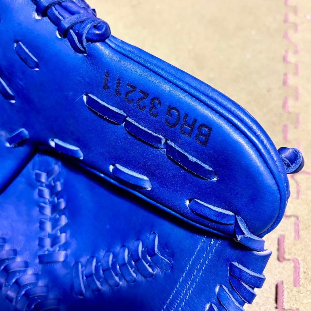 美品　ZETT 日本製 Kデザインウェブ ゼット 投手用 グローブ