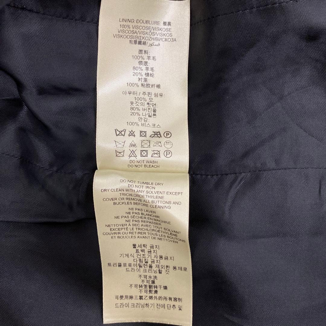 K59＊ BURBERRY BRIT チェック柄 ウールコート サイズITA38