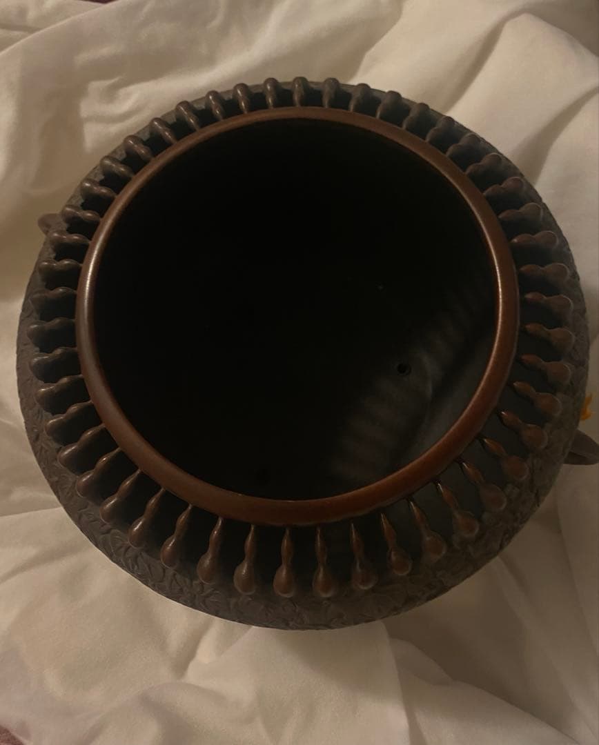 瓶掛　瓢箪透　鐶付　銅製