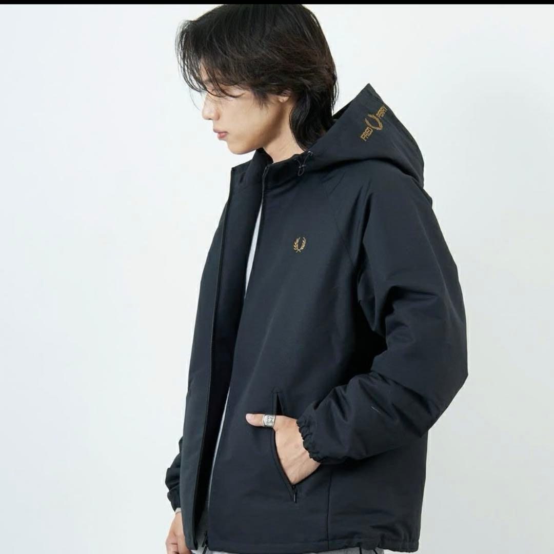 FRED PERRY フレッドペリー別注 パデッド フーデッドシェルジャケット