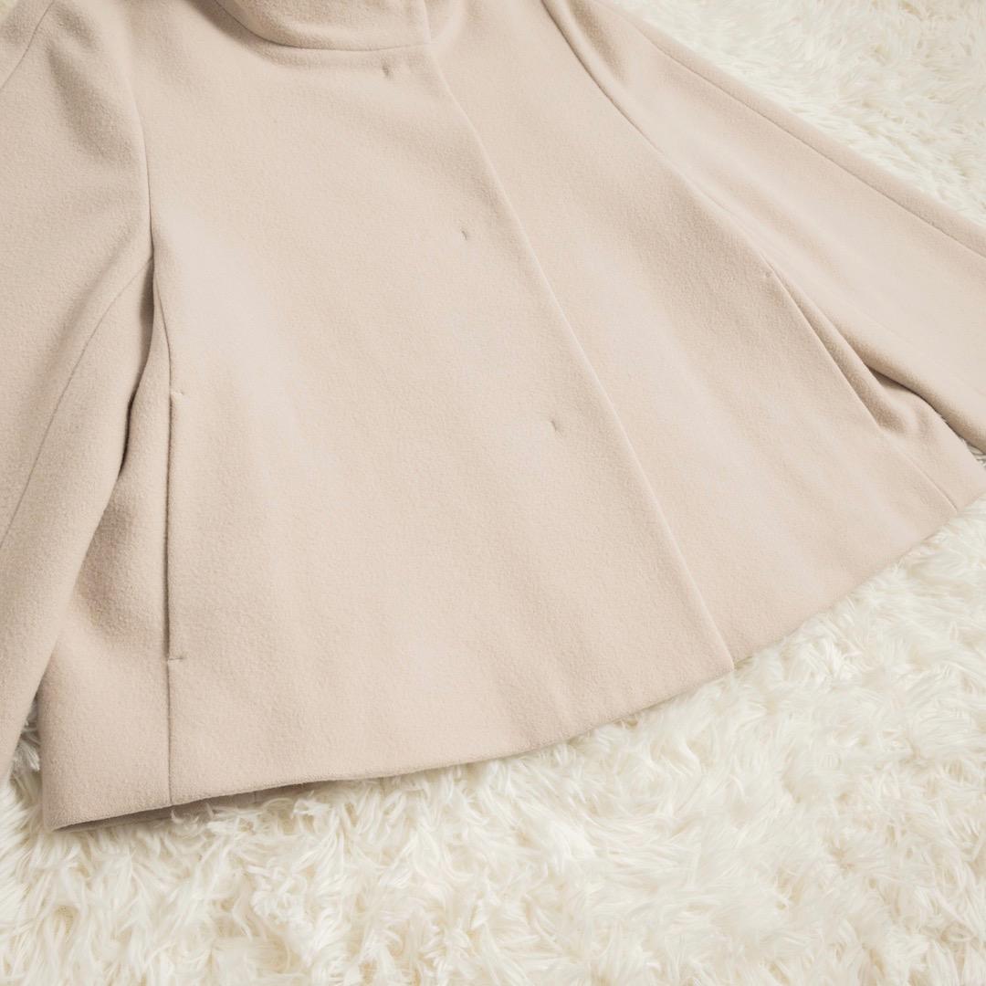 ANAYI アナイ ラムウールショートコート 38