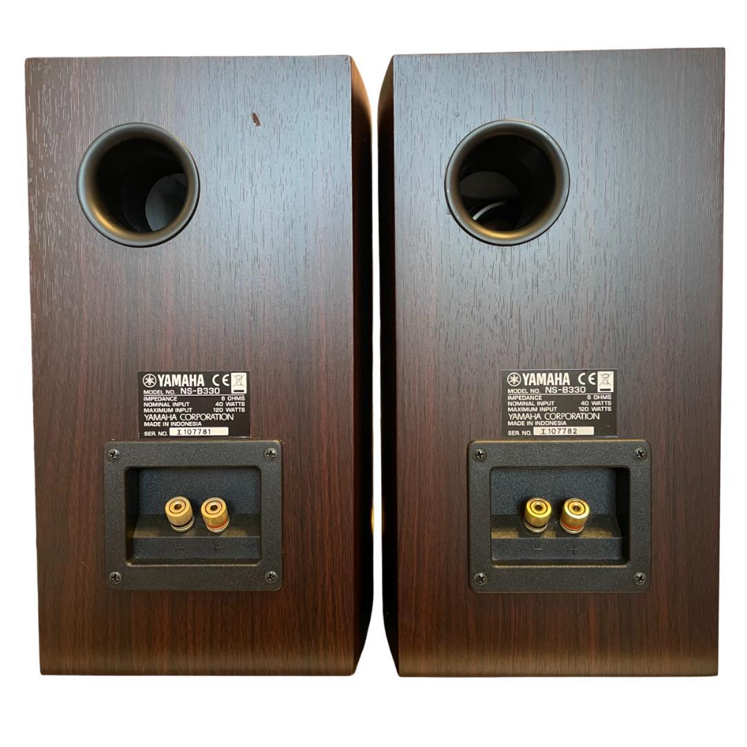 YAMAHA NS-B330 ブックシェルフスピーカー (ブラック) ペア