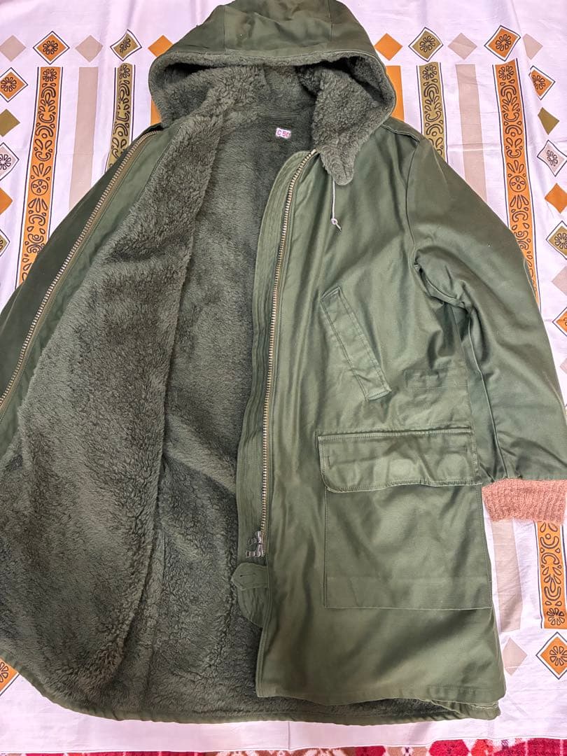 スウェーデン軍◼️60sビンテージ・M59ボアフード付きジャケット・コート◼️実物