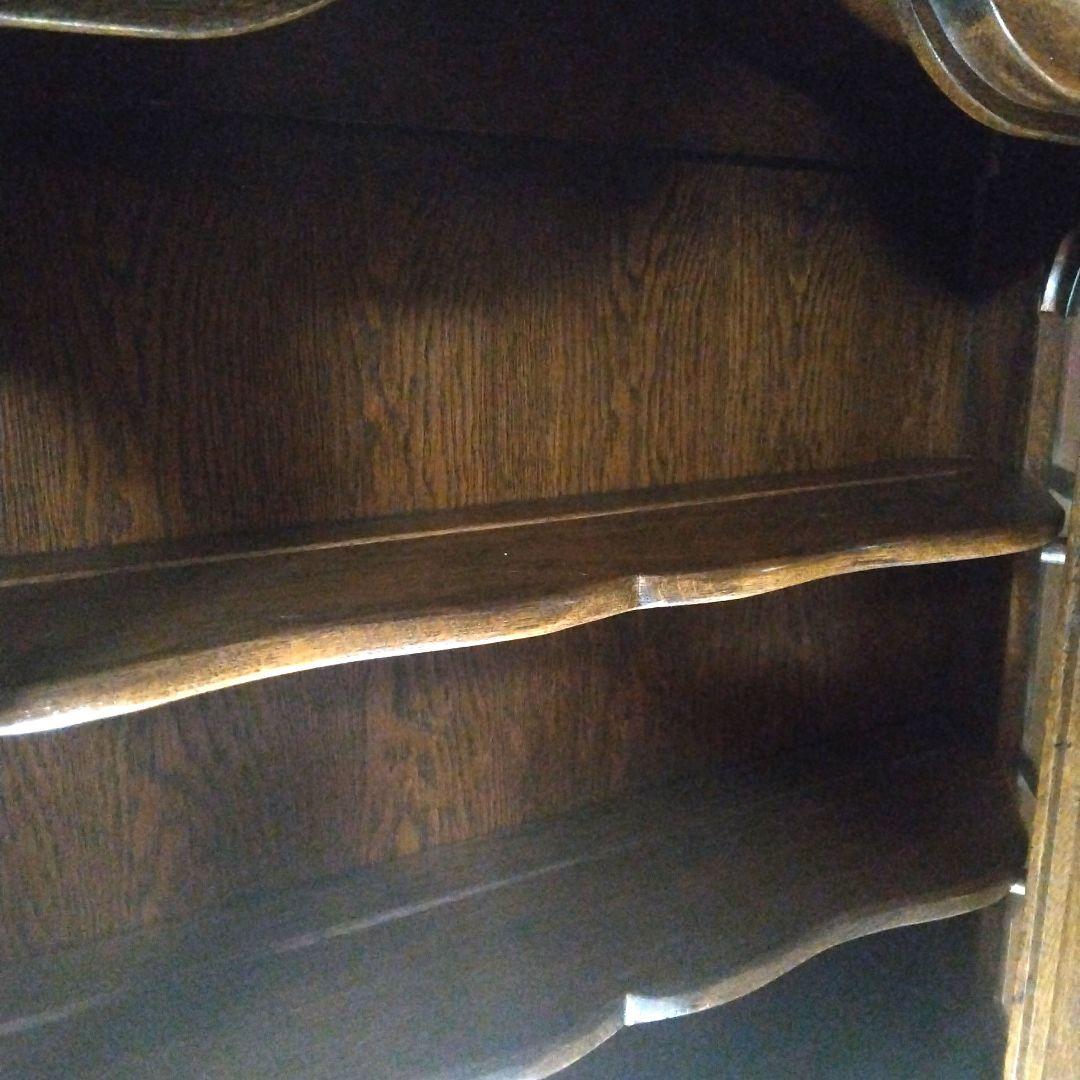 アンティーク風　 3面ガラス 　壁掛け飾り棚