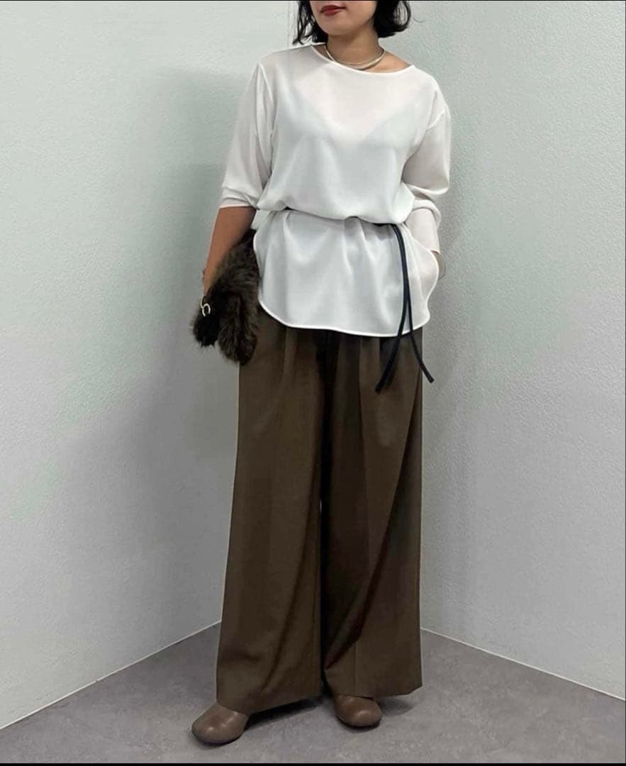 GALLARDAGALANTE ラウンドブラウスTee